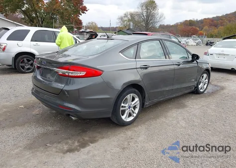 2018 Ford Fusion Hybrid S from USA, damaged, VIN 3FA6P0UU7JR100221